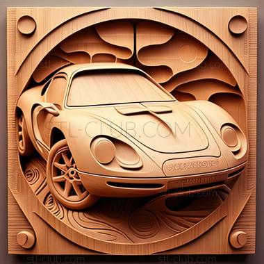 3D мадэль Porsche 904 (STL)